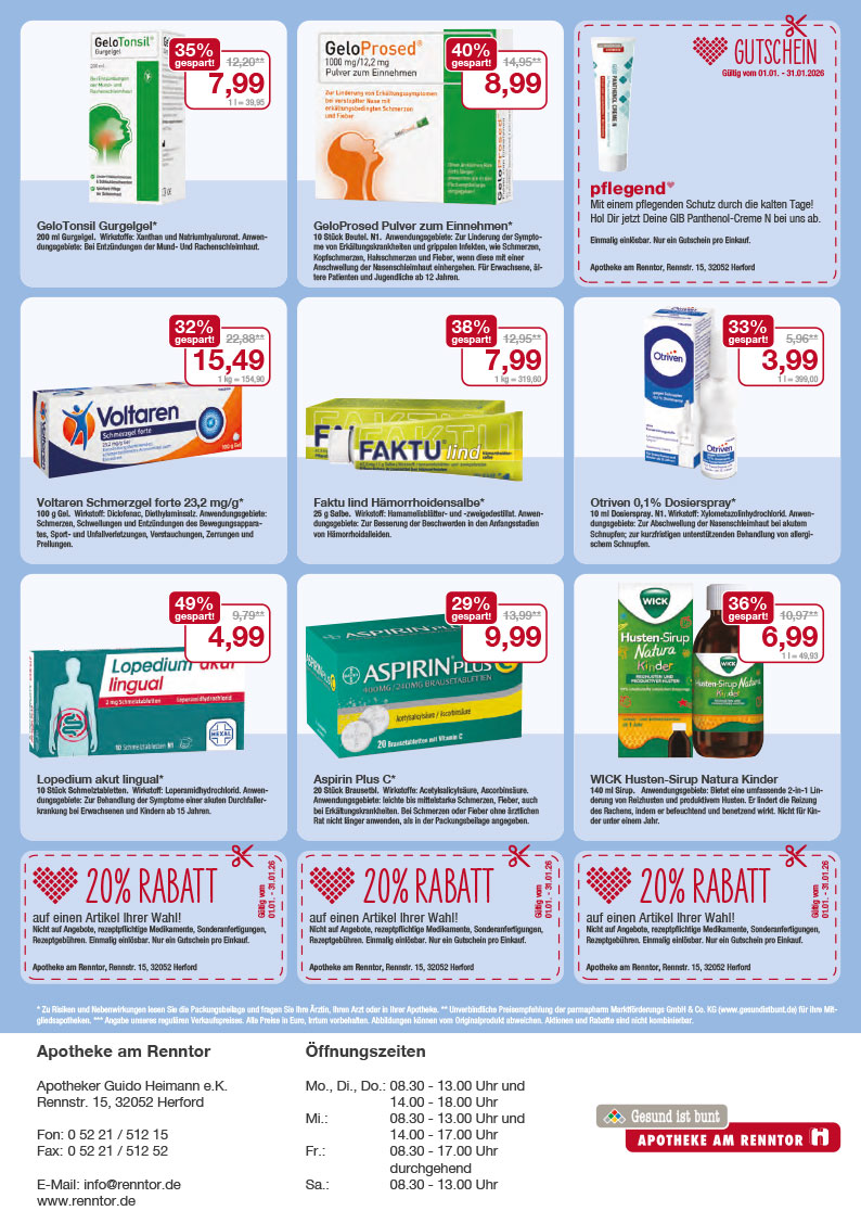 Angebote Januar Angebote Januar